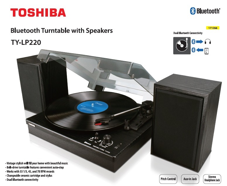 Toshiba outlet bluetooth turntable