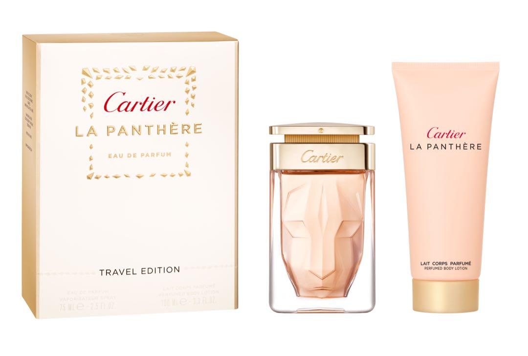 Cartier La Pathère Perfume and Body Lotion Gift Set (Travel