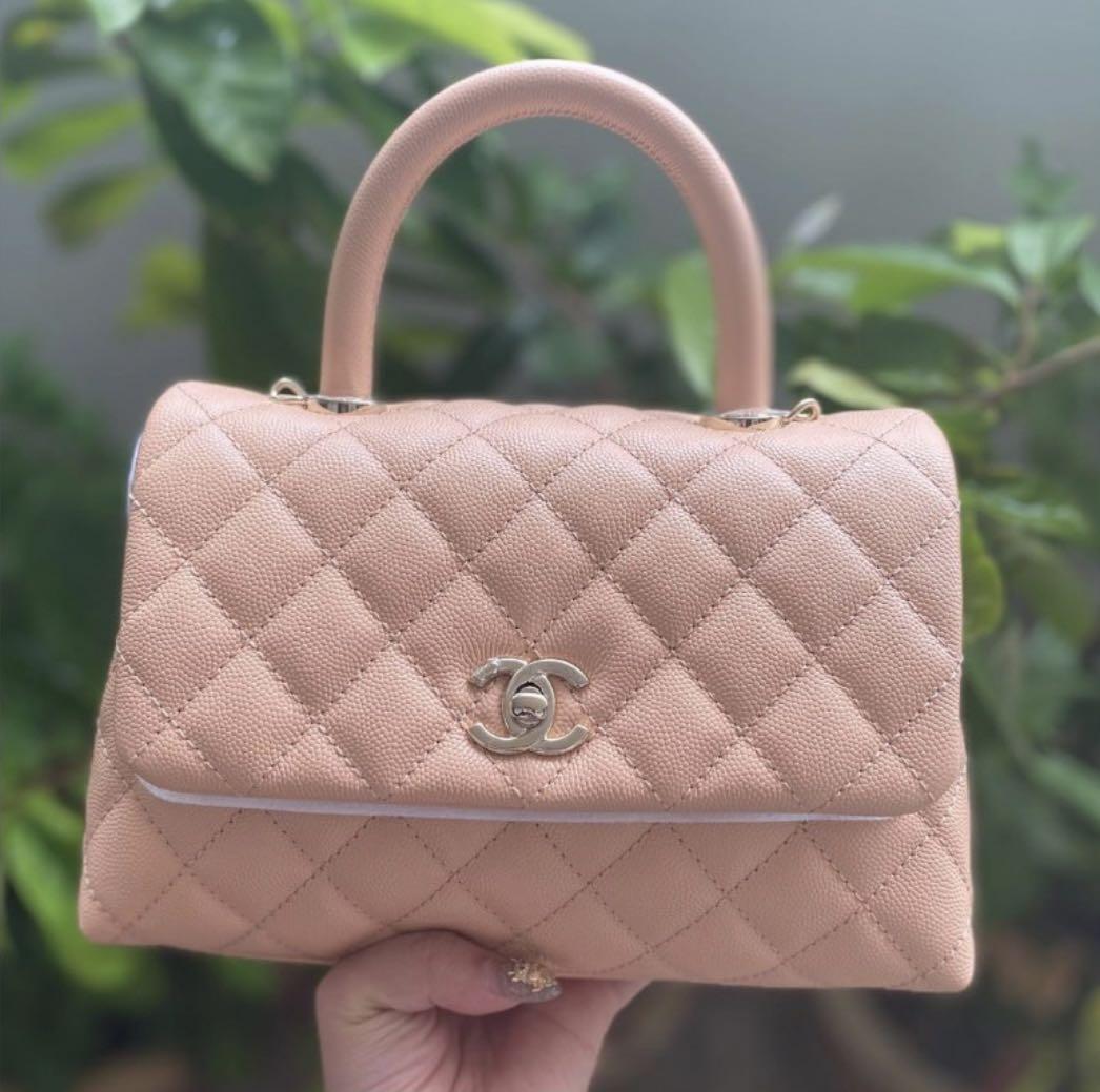 Chanel 21P Coco Handle Small, Luxury, Bags & Wallets on Carousell