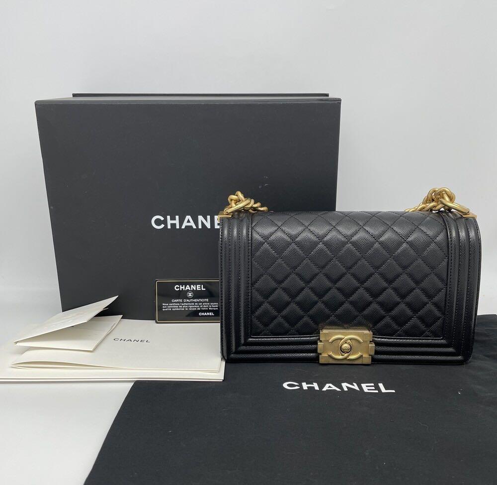 Chanel Le Boy Medium, Luxury, Bags & Wallets on Carousell