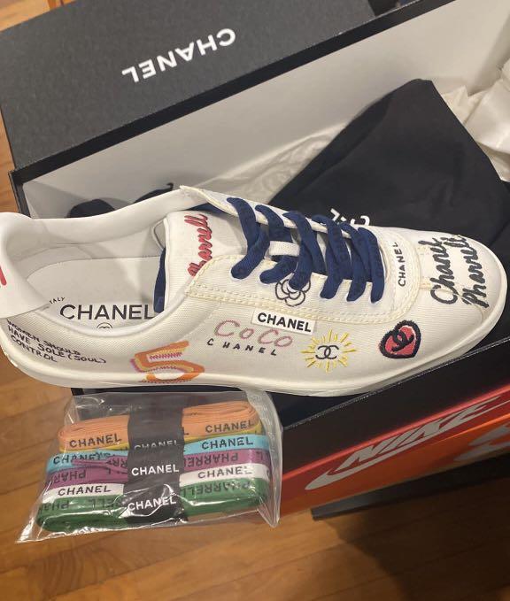 Chanel sales graffiti sneakers