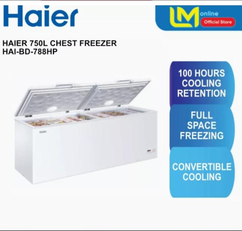 Chest Freezer Jenama HAIER BD788 750L untuk dijual, TV & Home