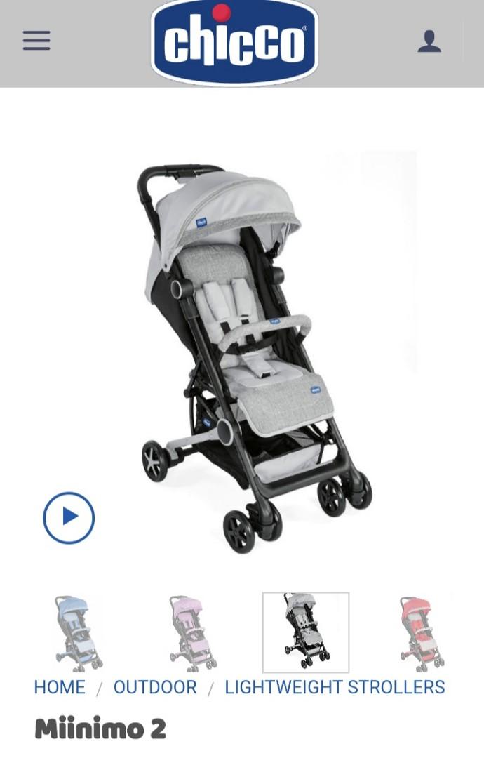 CHICCO MIINIMO 2 STROLLER Babies Kids Going Out Strollers on