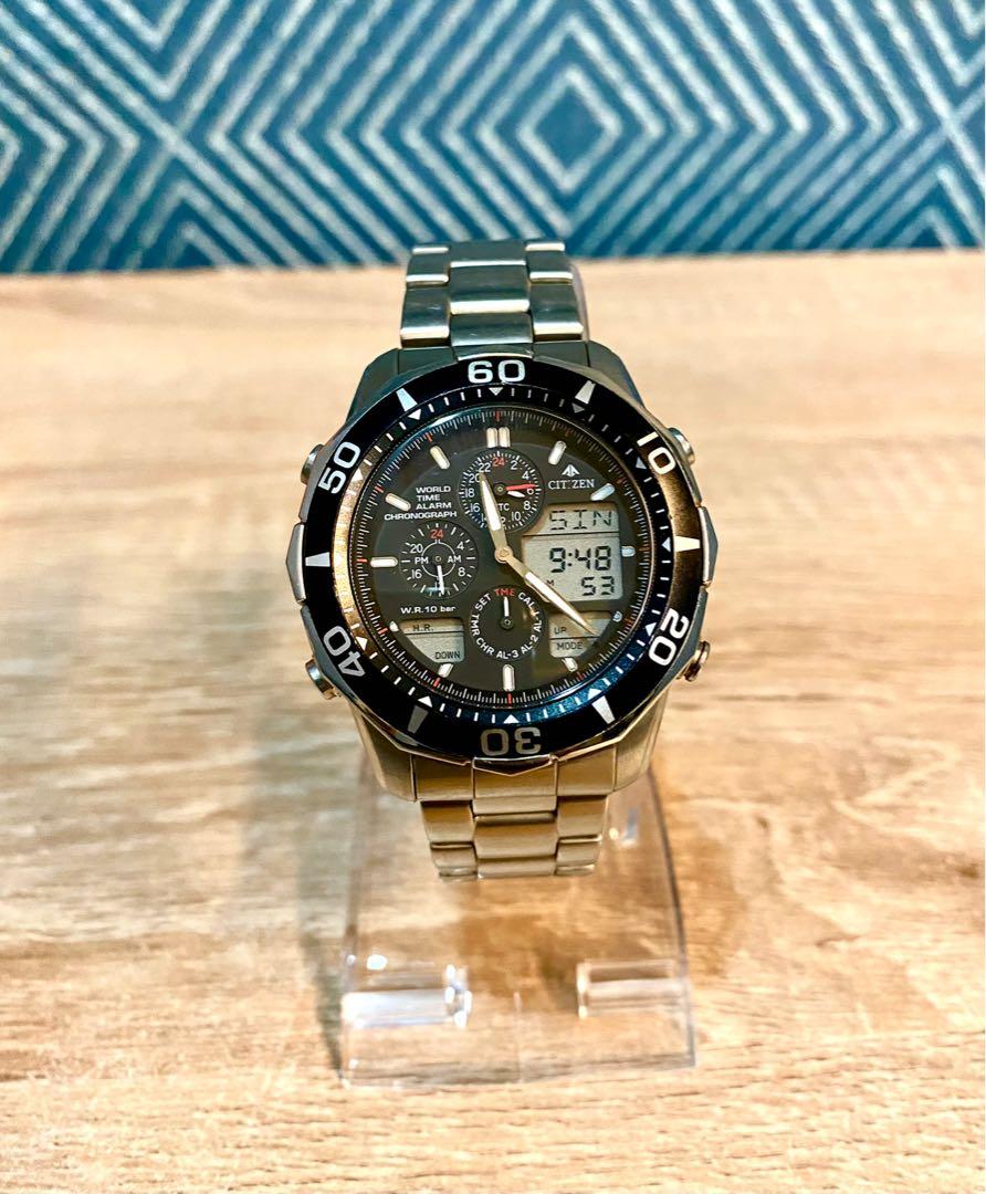 Citizen World Time Promaster Men s Fashion Watches Accessories