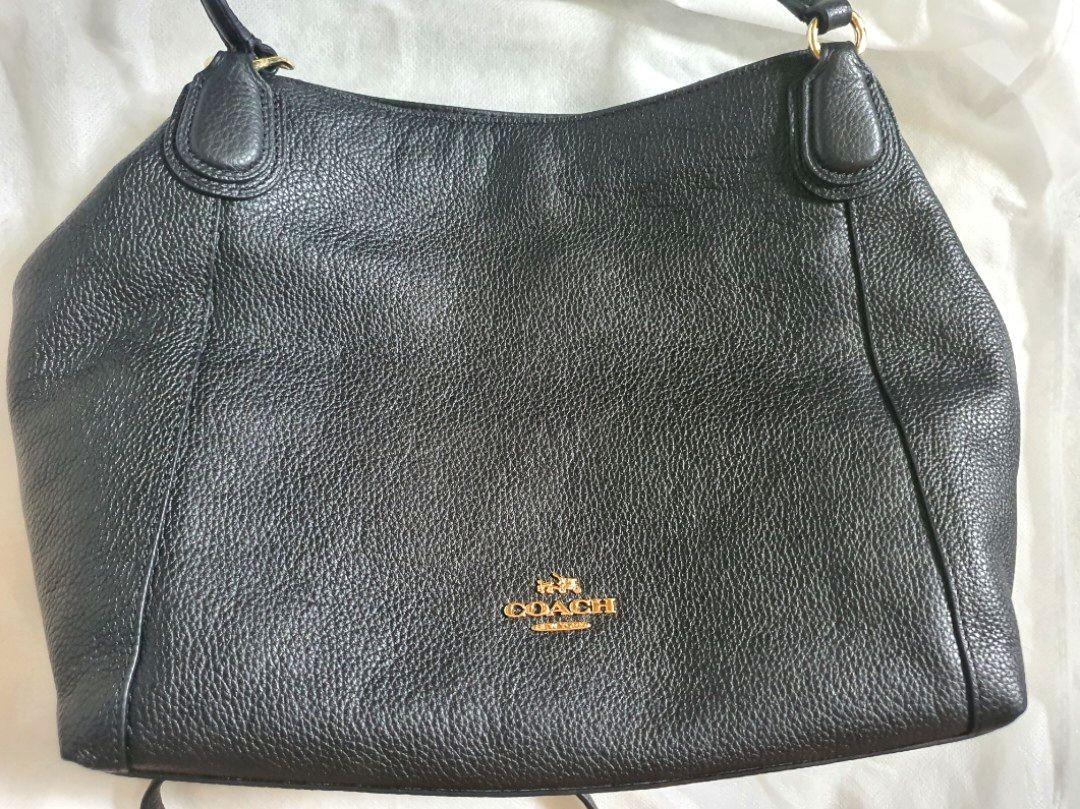 Coach edie 28 black sales
