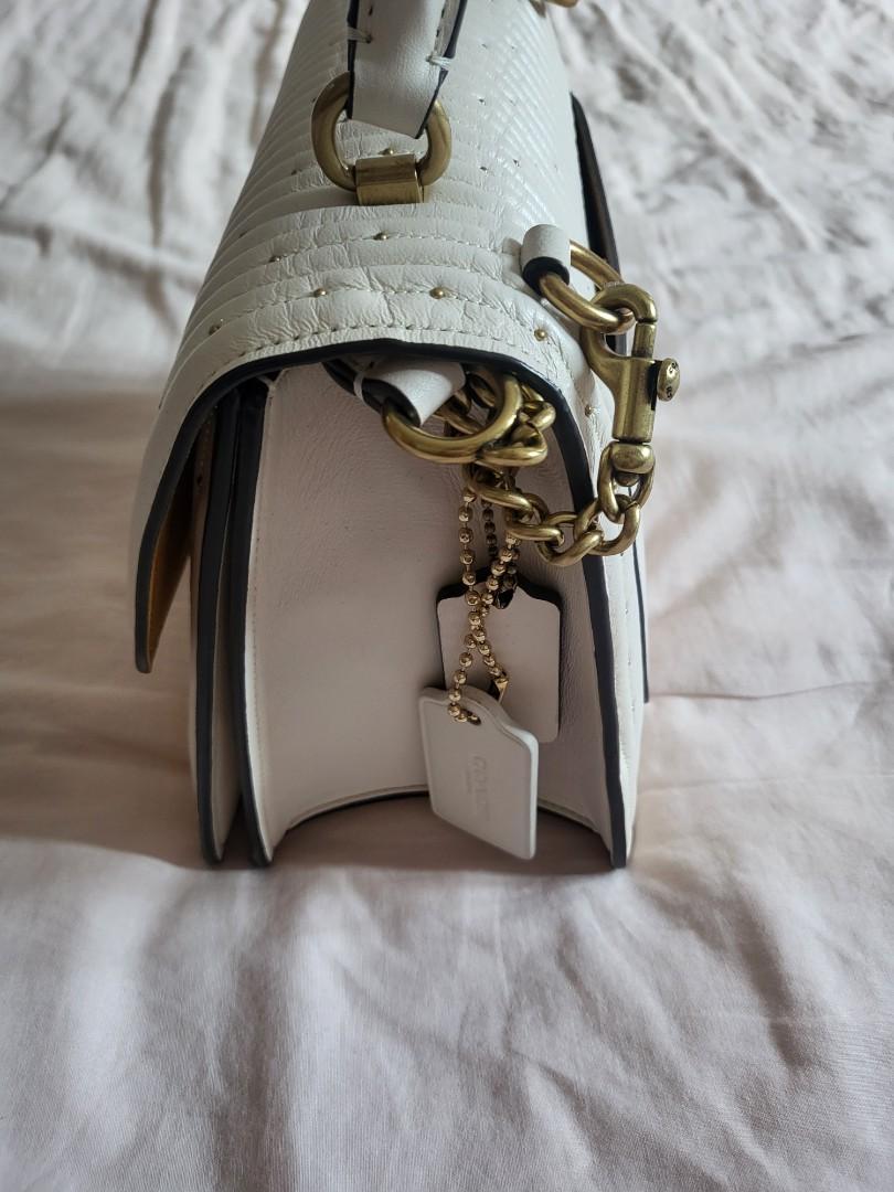 Coach Parker Top Handle with Quilting and Rivets