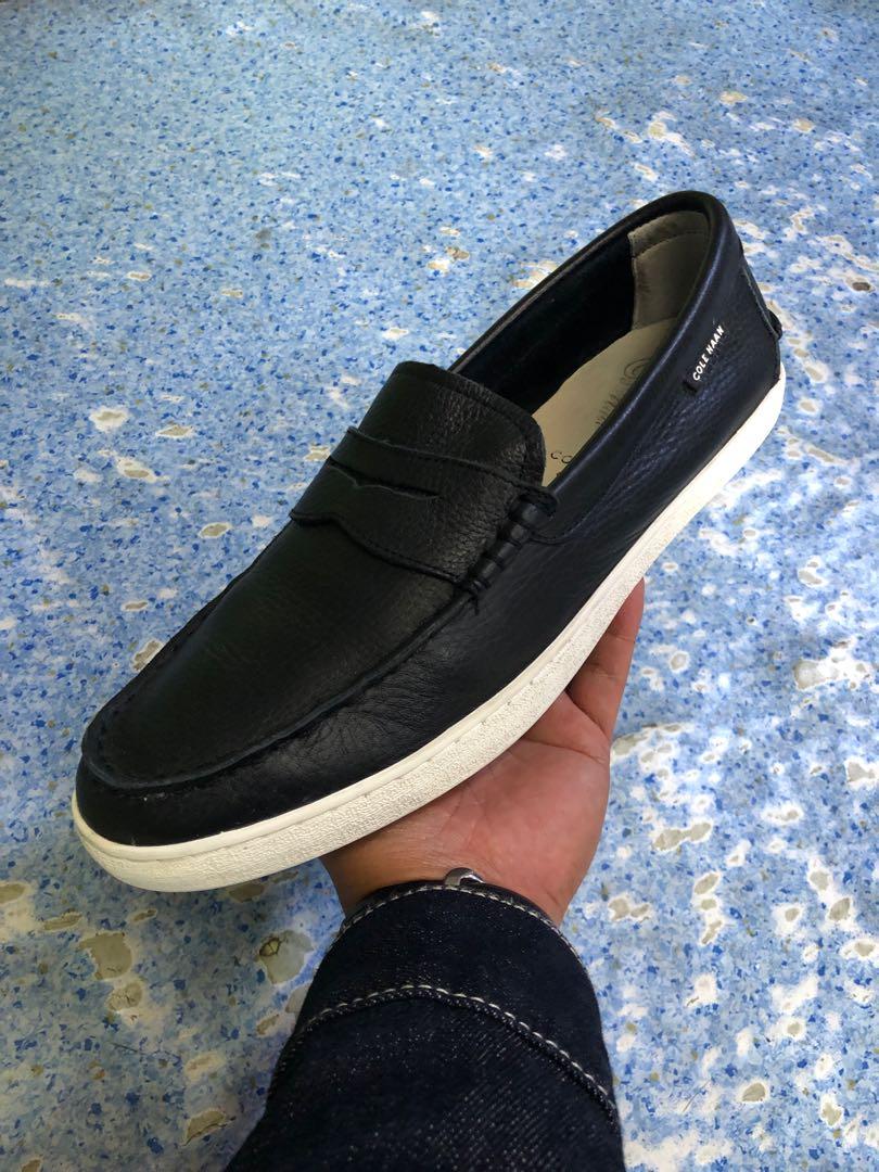 Cole Haan Pinch Weekender Soft Black Leather Men s Penny Loafers 29 cm
