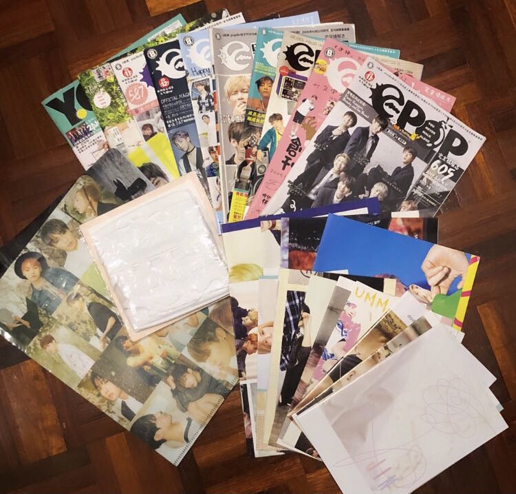 [COMBO] BTS epop & YG magazine (chinese) + Poster + A4 File + Summer ...