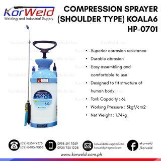 COMPRESSION SPRAYER (SHOULDER TYPE) KOALA6 HP-0701