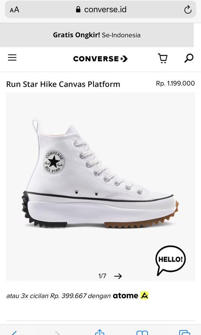 canvas platform converse white