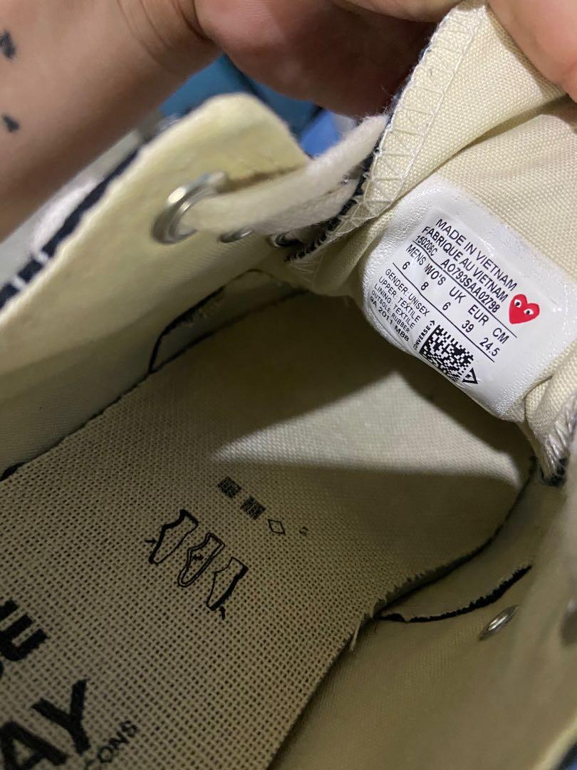 Cdg converse tag 2025