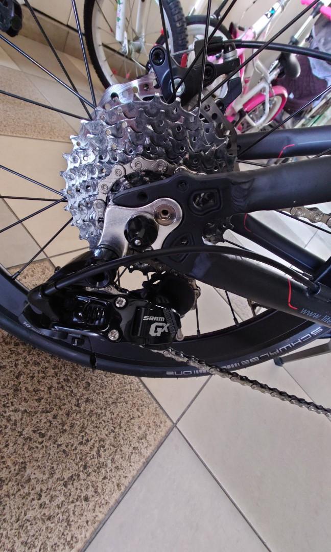 Crius Master D (Category: Bicycles) located in Singapore. Submitted by sw71969 (Listing ID 1162215833, Image 5). Description: Crius Master D for sale. High specs model, what you see is what you get. - 10speed SRAM GX - Ergon like grips - Hollowtech BB - upgraded 56T chainring - litepro aero wheelset - schwalbe One tires - Hooge ultrasmooth smooth pedals - disc brakes - around 10kg with all accessories shown. Spotless clean chain and gears as seen