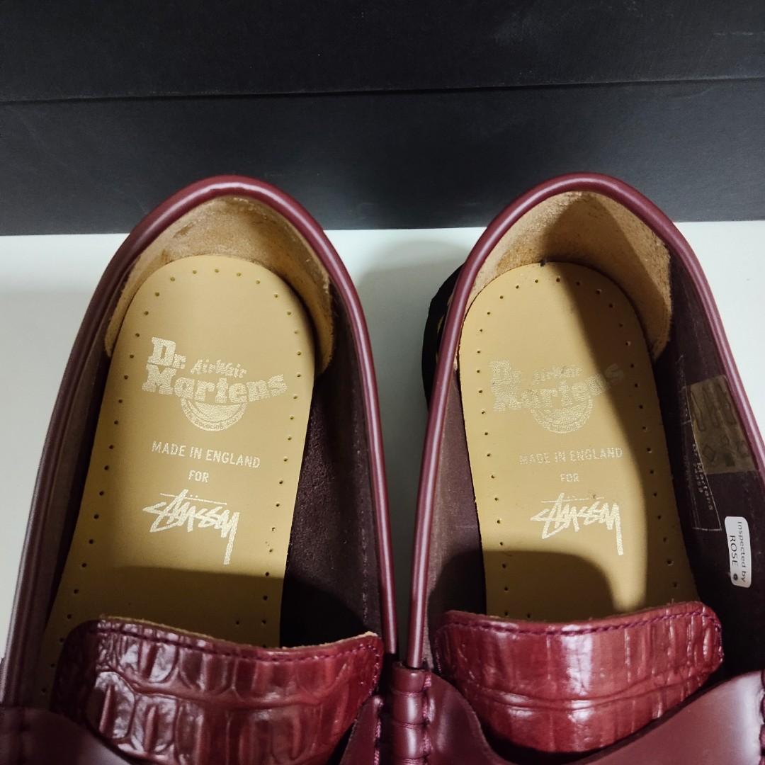 Dr. Martens Penton Loafer X Stussy Cherry Red Made in England
