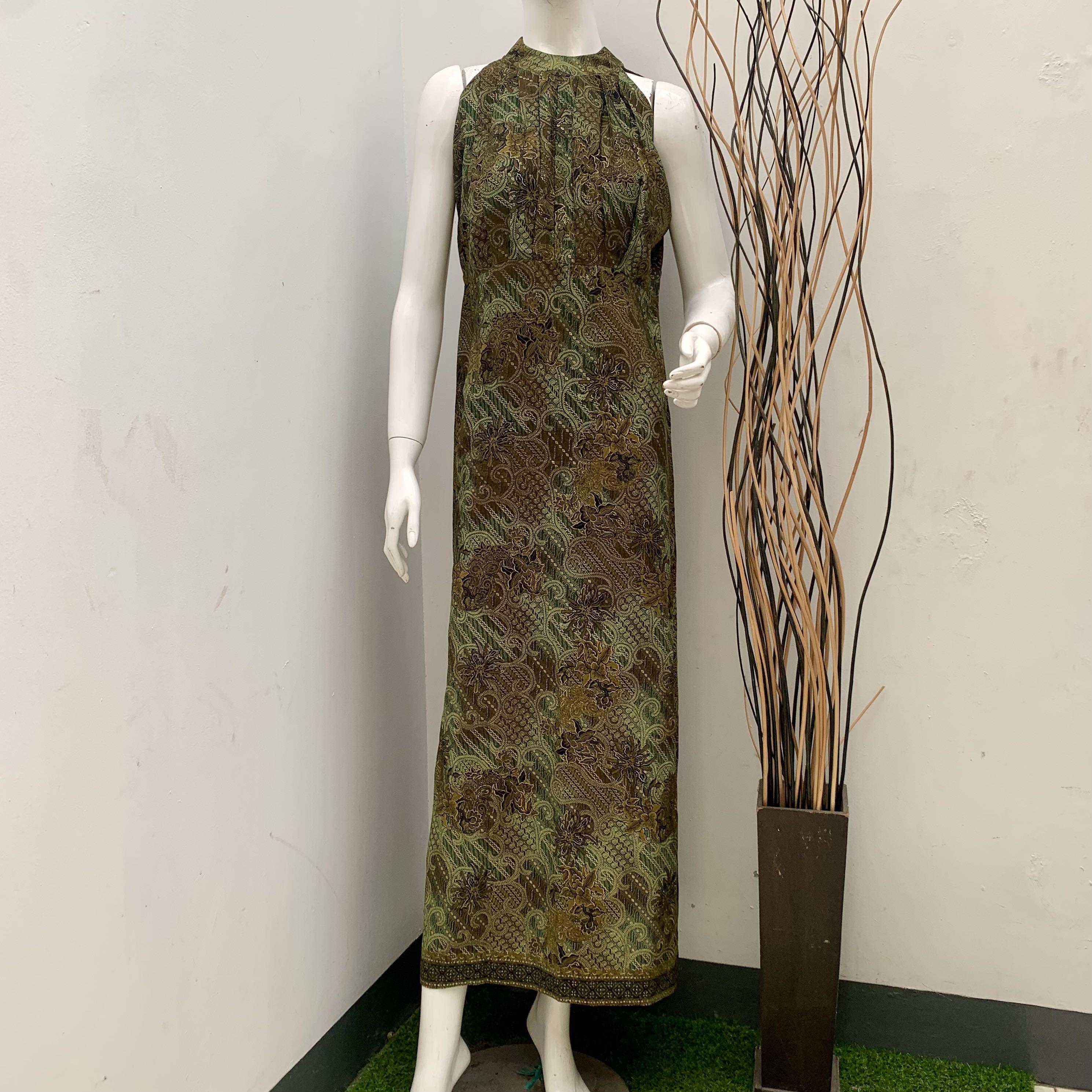 Dress batik long dress batik batik modern baju batik maxi dress batik batik hijau batik glitter