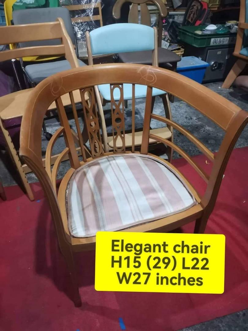 Elegant chair, Furniture & Home Living, Furniture, Chairs on Carousell