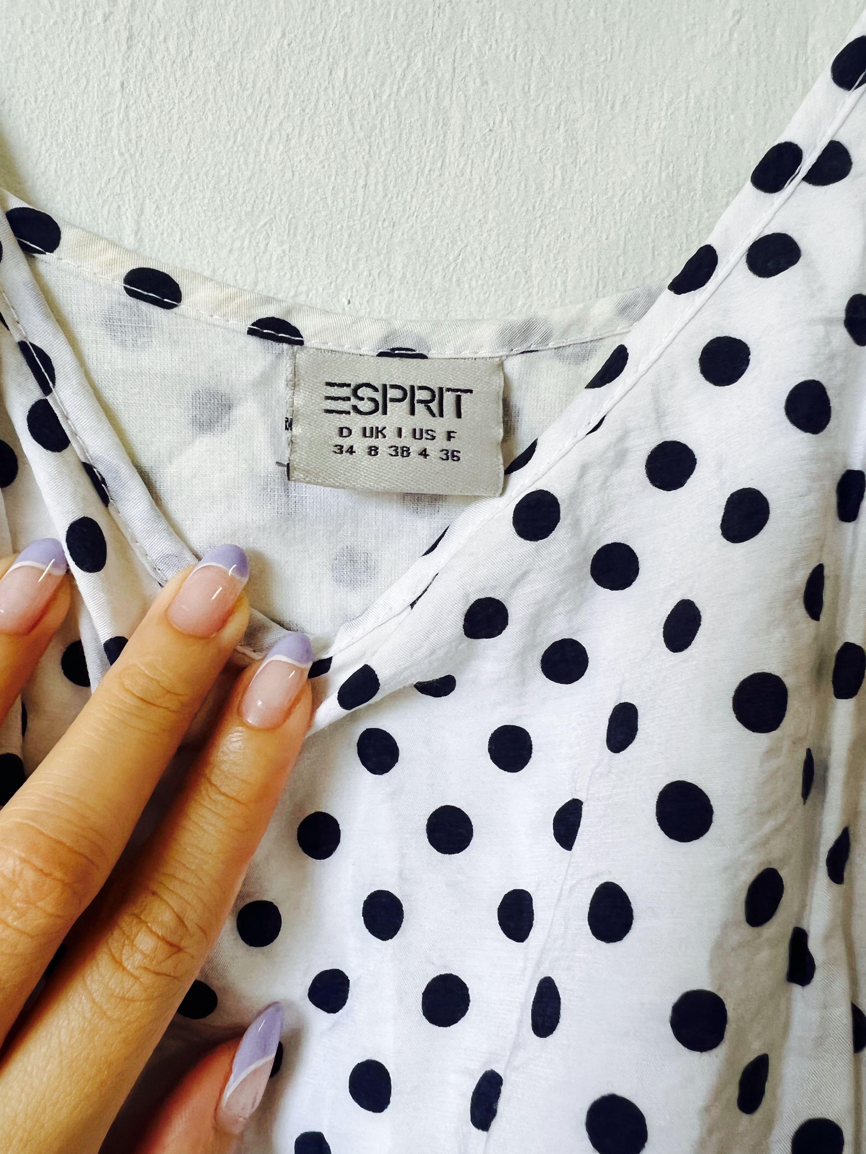 Esprit Polka Dot Dress Women s Fashion Dresses Sets Dresses on Carousell