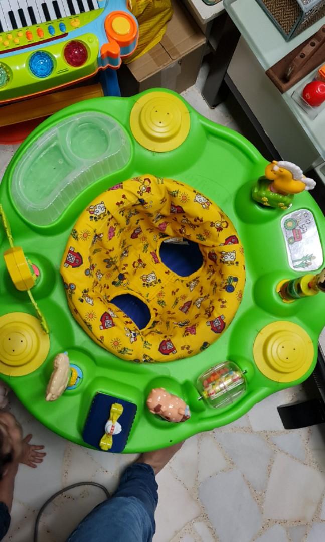Evenflo Exersaucer Animal Farm Theme, Babies & Kids, Infant Playtime on Carousell