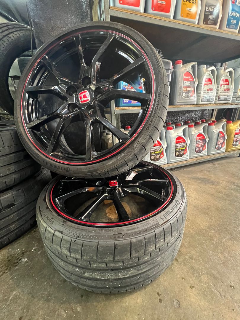 Fk8r original rim civic type r wheel R20 , Auto Accessories on Carousell