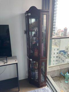 Free mirror corner cabinet