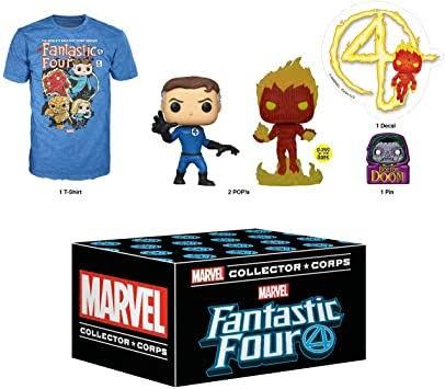 Funko Fantastic Four Collector Box (Category: Designer & Blind Box Toys) located in Quezon City. Submitted by kylekuz (Listing ID 1162198143, Image 1). Description: Item still sealed in box. Price is Firm. Pick up : Alabang Area.