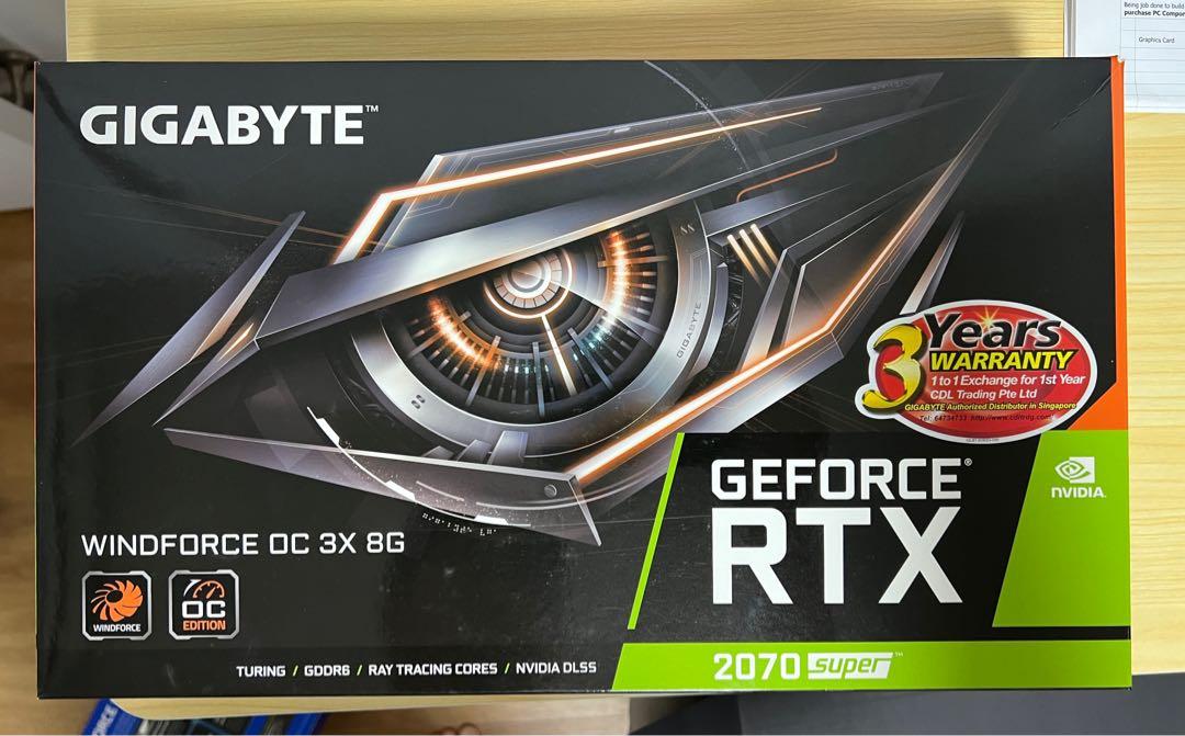 Gigabyte geforce rtx 2070 super 8gb windforce oc 3x best sale