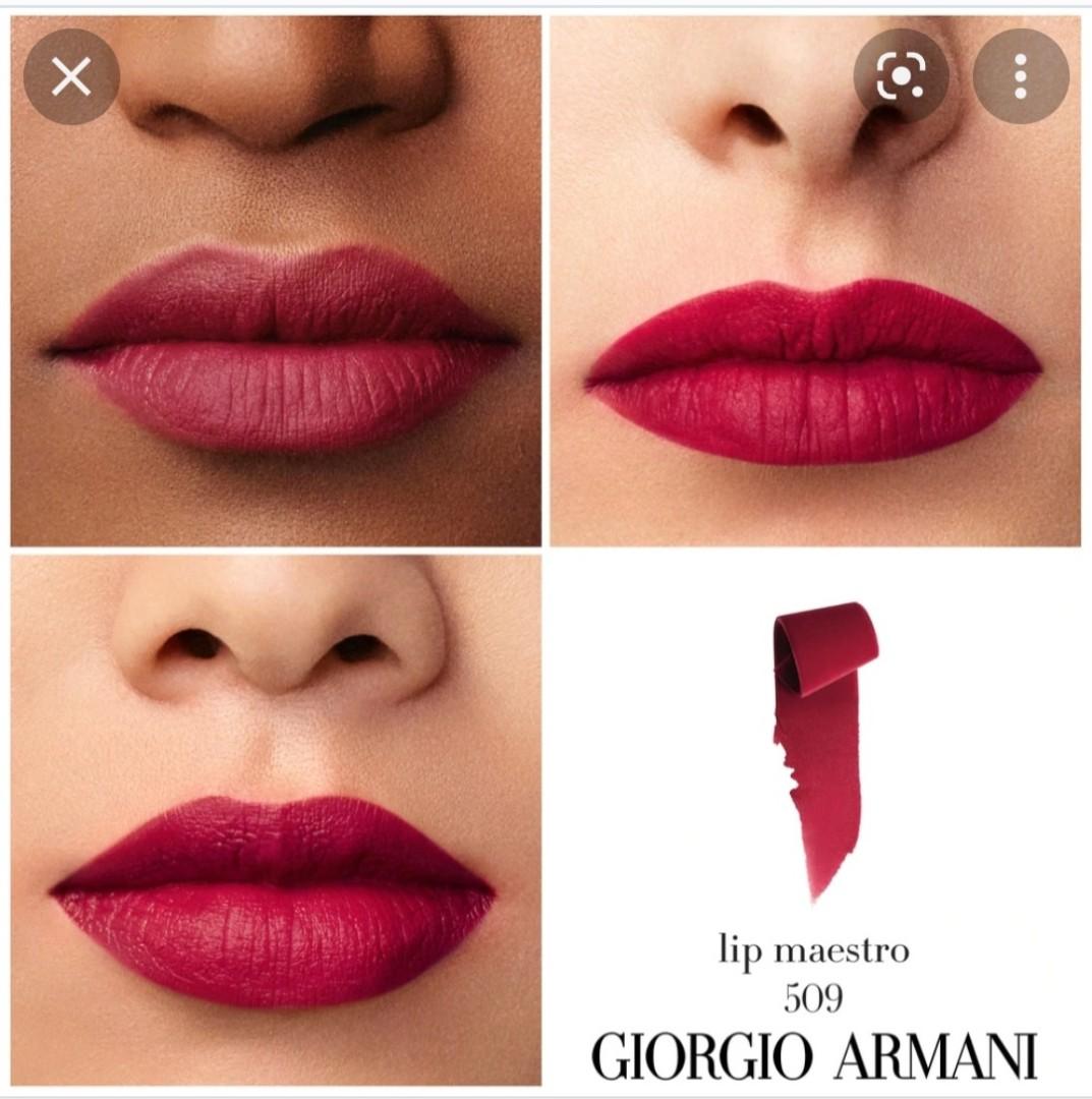 Armani lip maestro 509 discount