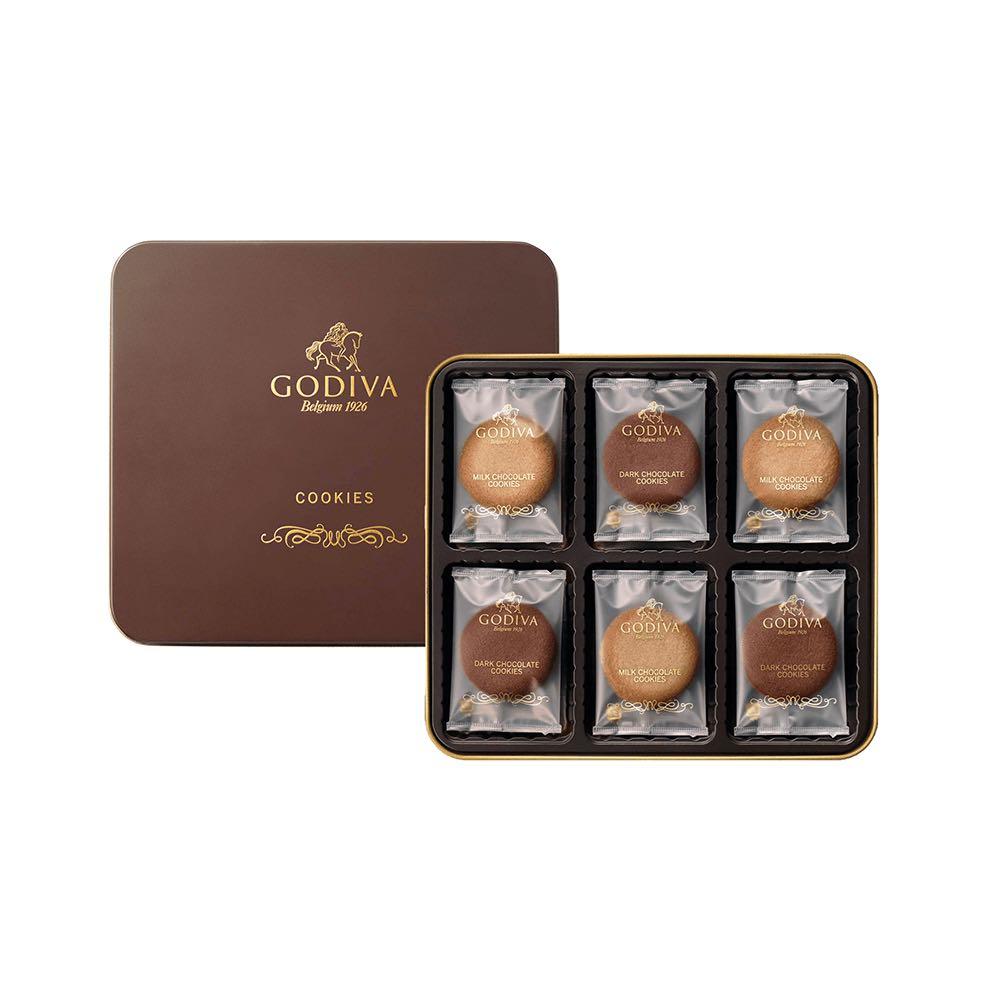 GODIVA Chocolate Cookies Box 18pcs, 嘢食& 嘢飲, 包裝食物&即食食物