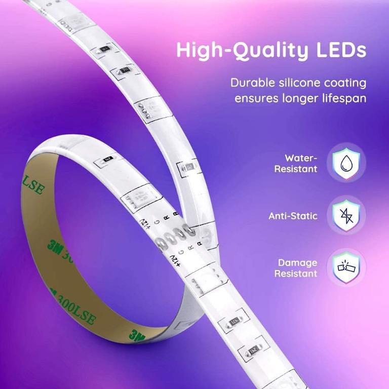 Govee LED Strip Lights 5m x 2 (H6189), Furniture & Home Living