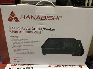 Hanabishi 3in1 Portable Griller/Cooker Gas Stove