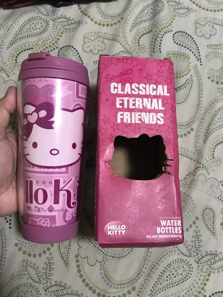 Hello Kitty Double Wall Tumbler 350ml, Furniture & Home Living