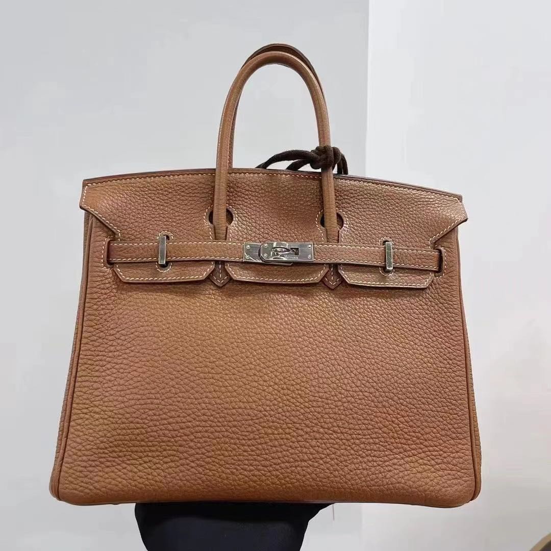 Hermes Birkin 25 Vert Cypress Togo Ghw, Luxury, Bags & Wallets on Carousell