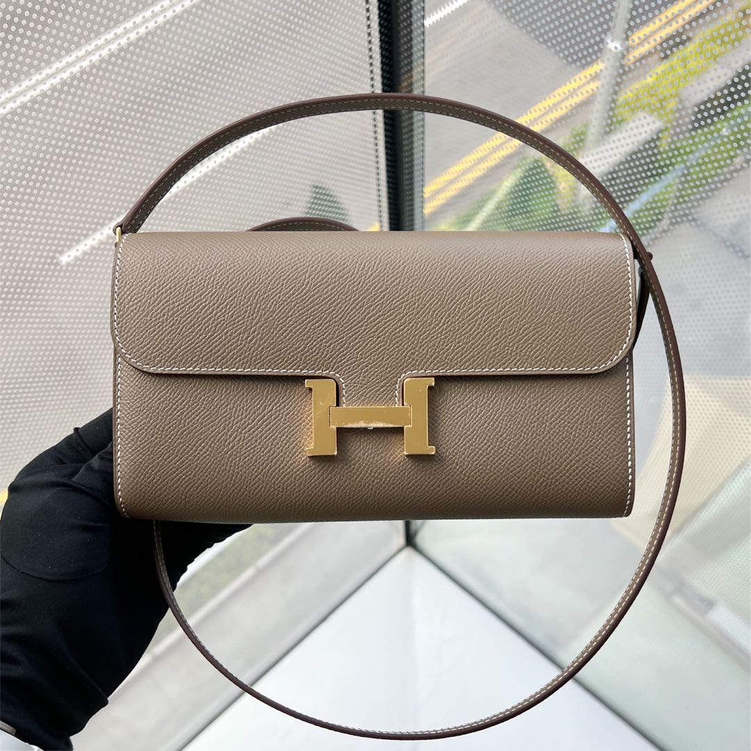 Hermes Constance To Go Etoupe Epsom Ghw, Women's Fashion, Bags & Wallets, Crossbody Bags on