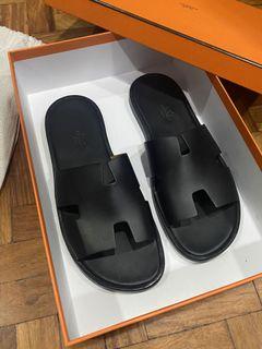 Hermes Izmir Black Sandals