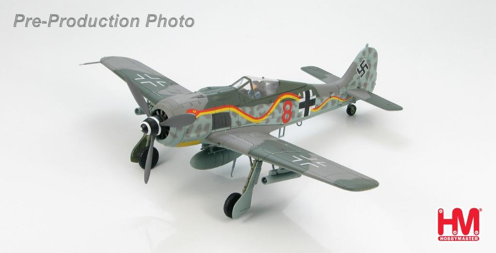 German Fighter 1/48 Scale Die-cast Metal Model Fw-190 Focke-Wulf Fw-190A 