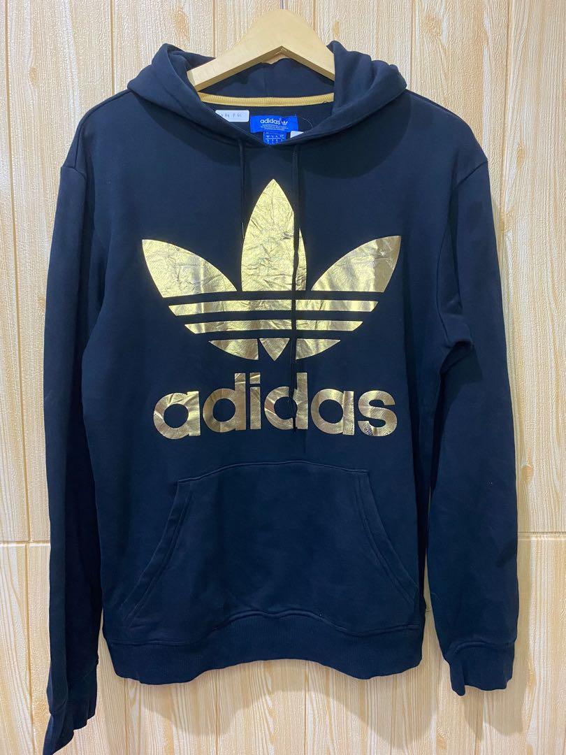 Adidas gold store trefoil hoodie