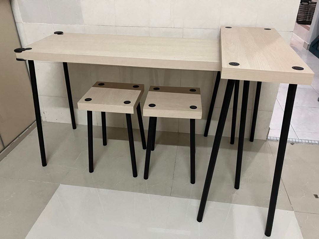 Ikea Nesting Tables with Stools set of 4, Furniture & Home Living