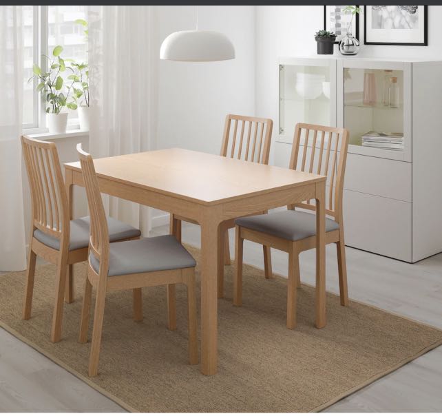 【10月20日までの出品】椅子2脚 IKEA EKEDALEN EKEDALEN エーケダーレン / ÄLVSTA エルヴスタ テーブル＆チェア