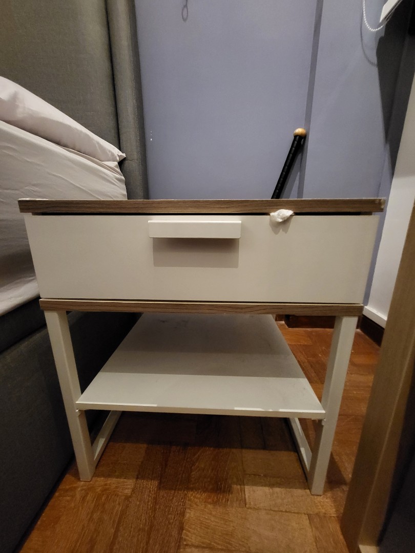 IKea trysil bedside table, Furniture & Home Living, Furniture, Shelves