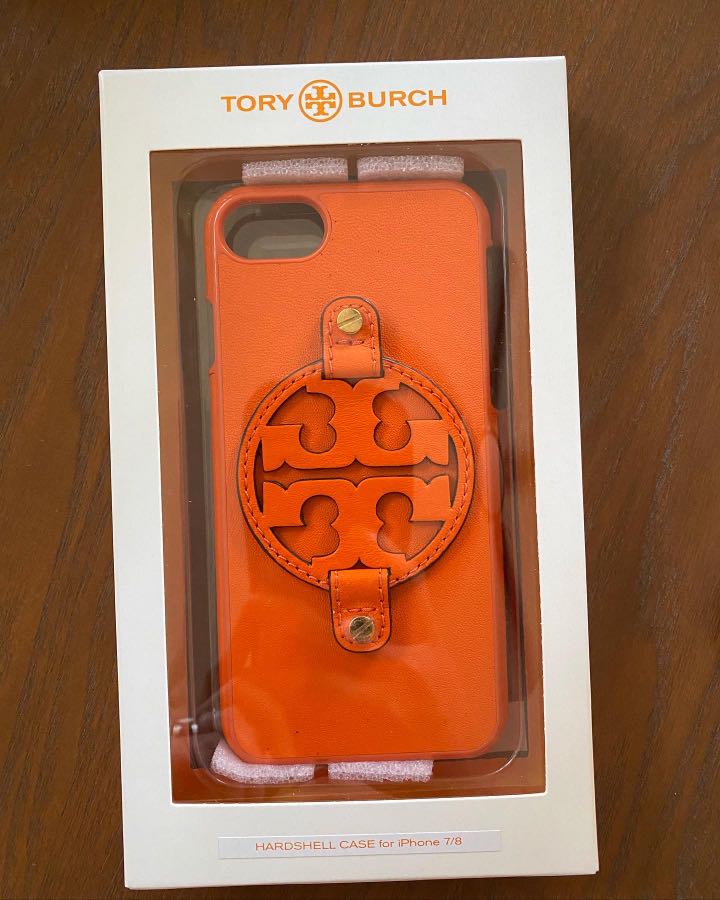 iPhone Hardshell Case 7/8 | Tory Burch | Orange TB Logo, Mobile Phones &  Gadgets, Mobile & Gadget Accessories, Cases & Sleeves on Carousell