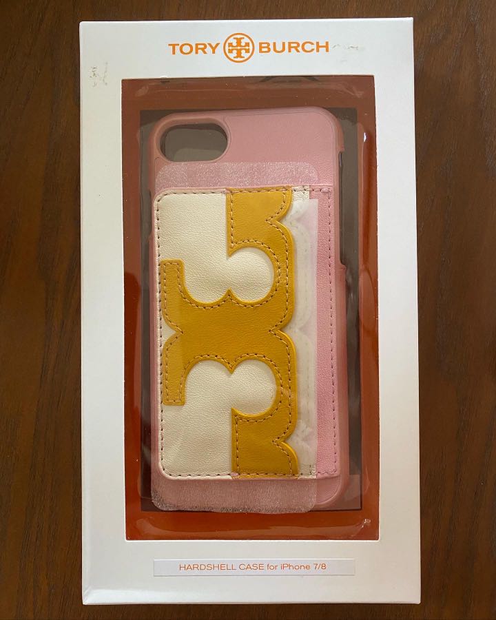 iPhone Hardshell Case 7/8 | Tory Burch | Pastel Pink with Card Case, Mobile  Phones & Gadgets, Mobile & Gadget Accessories, Cases & Sleeves on Carousell