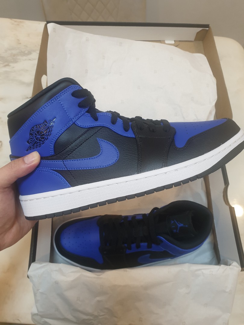 jordan1 mid hyper royal