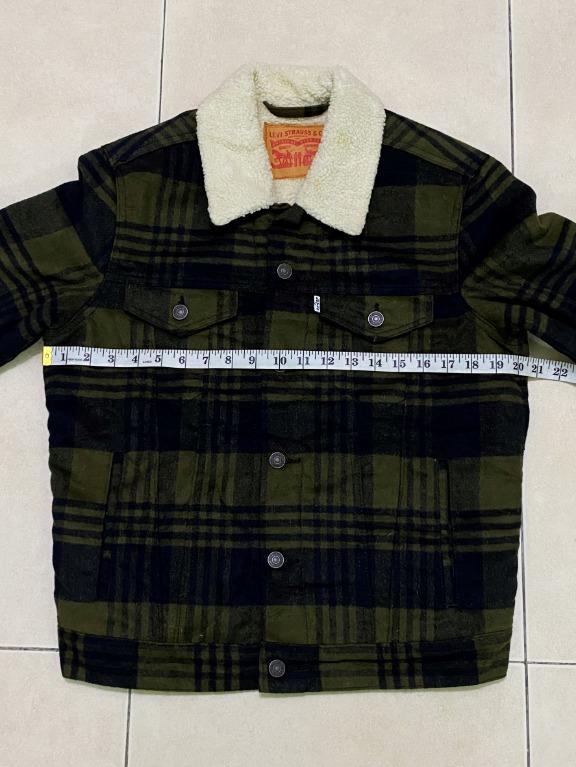 Levi's flannel sherpa jacket outlet