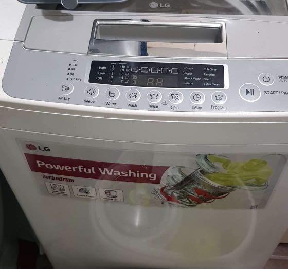LG Turbo Drum 7kg, TV & Home Appliances, Washing Machines and Dryers on