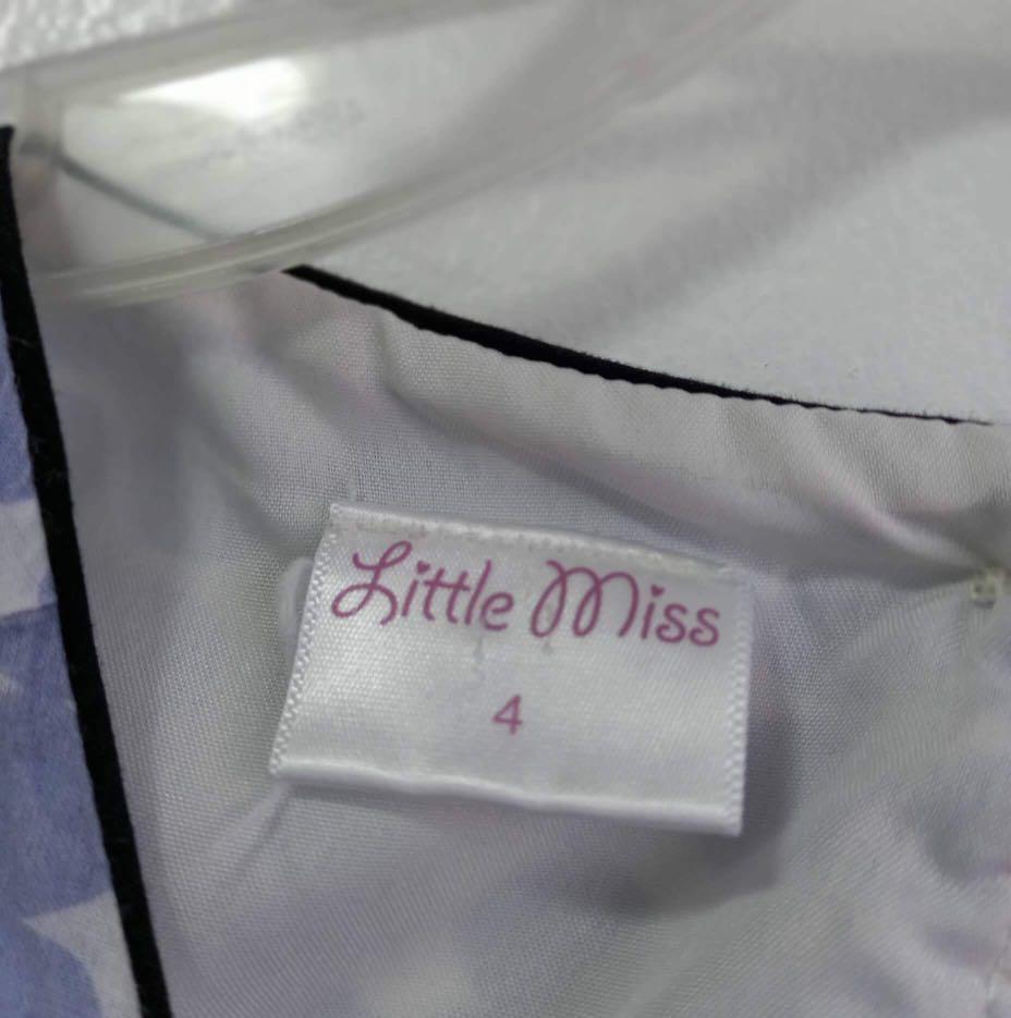 LITTLE MISS Powder blue toddler dress, Babies & Kids, Babies & Kids Fashion on Carousell