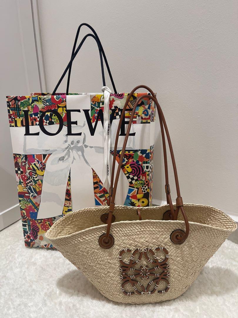 Loewe Small Anagram Basket Bag, Women's Fashion, Bags & Wallets, Beach ...