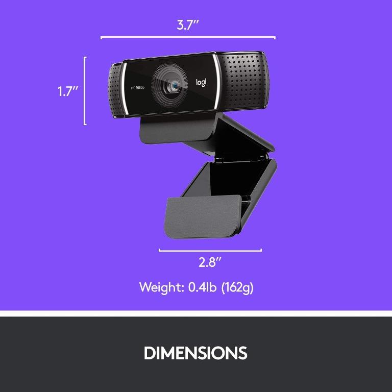 Logitech C922 Pro HD Stream Webcam (Category: Webcams) located in Singapore. Submitted by endlesspassion (Listing ID 1162252005, Image 2). Description: VISIT OUR EXPERIENCE CENTRE AT: 240 Macpherson Road Pines Industrial Building #04-01 S348574 https://goo.gl/maps/WjJN2n1MVVPzLiX86 Mainline: 91297079 Secondary: 83286692 Prices advertised subject to changes, do chat with us for the latest promotion price GUARANTEED 100% AUTHENTIC PRODUCTS FOR ALL 