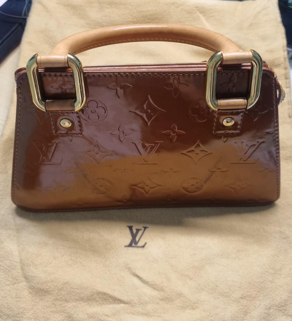 LOUIS VUITTON Monogram Vernis Bronze Forsyth PM Bag