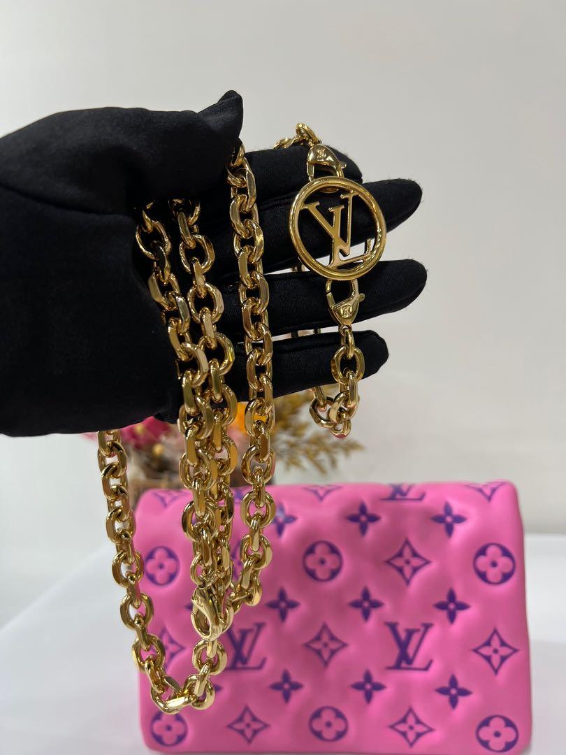 Louis Vuitton Pochette Coussin Pink/Purple in Lambskin with Gold-tone - US
