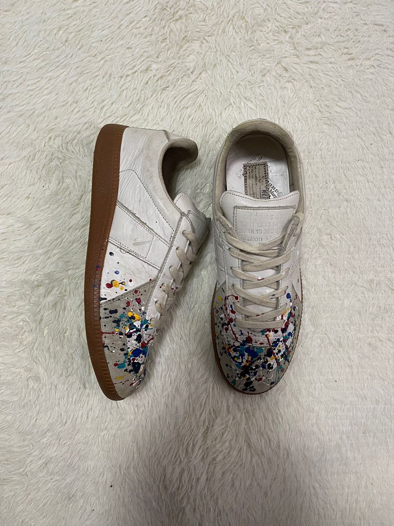 Maison Margiela paint splatter gats