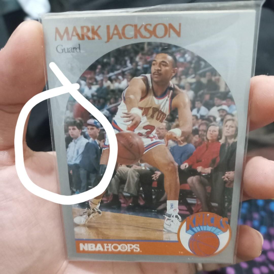 Mark Jackson menendez brothers nba card collectible new york nicks ...